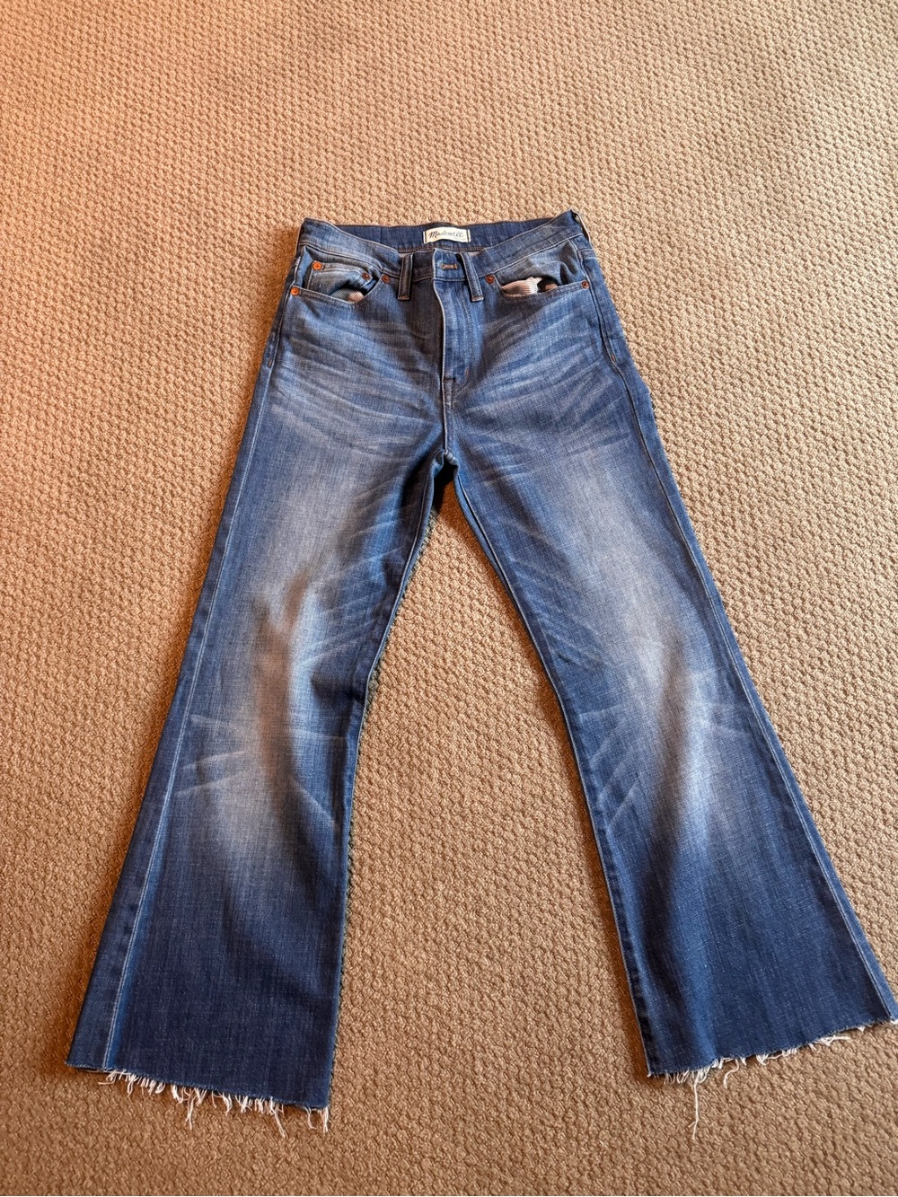 Madewell Flea Market Flare-cropped